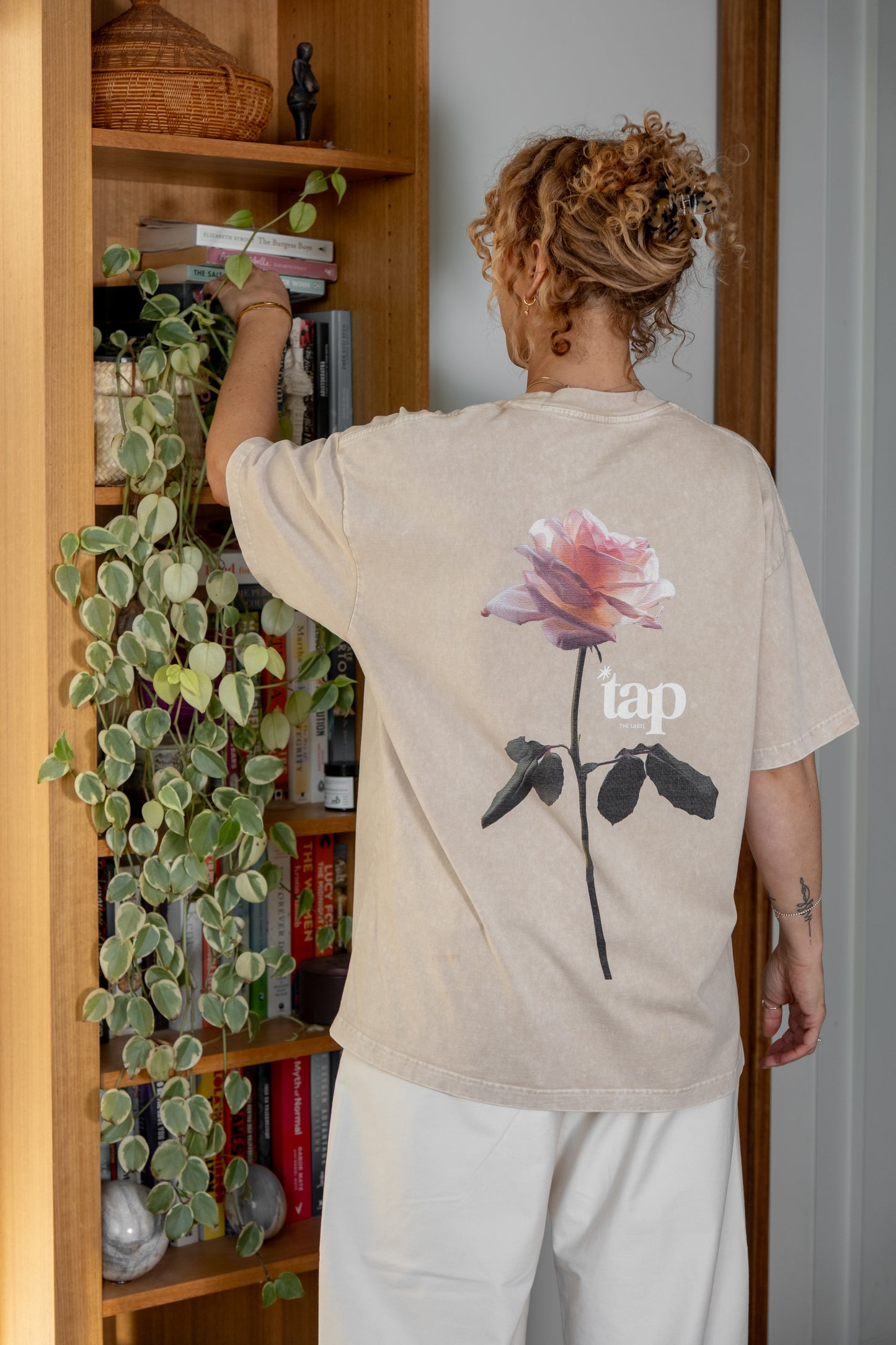 All Things Grow With Love Tee (light sand)