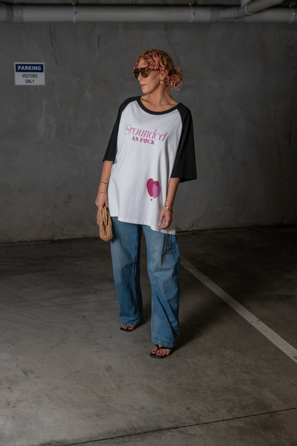 Grounded & Thriving raglan tee