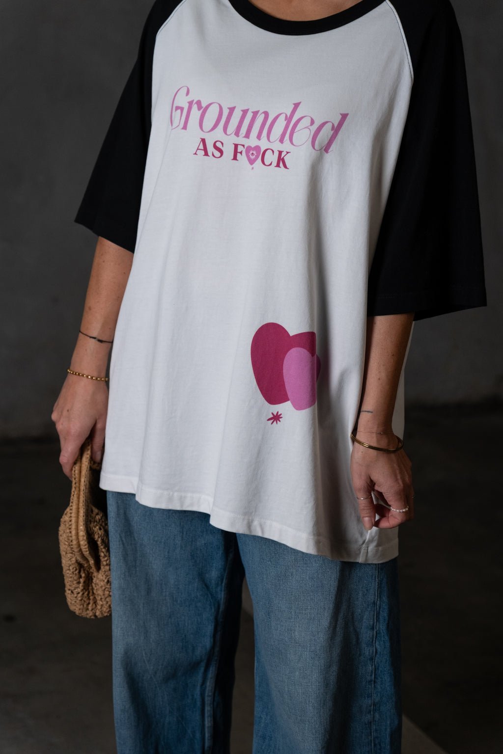 Grounded & Thriving raglan tee