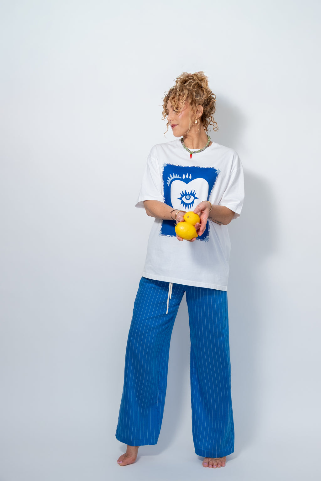 Sips in Santorini tee